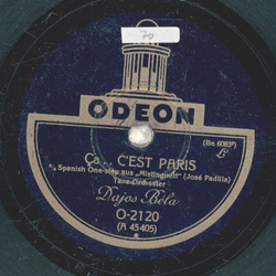 Dajos Bla - Alaska / Ca.. Cest Paris