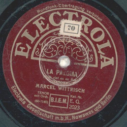 Marcel Wittrisch - La Paloma / O Sole Mio