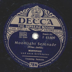 Mantovani und sein Orchester - Ramona / Moonlight Serenade