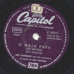 Ray Anthony und sein Orchester - Another Dawn, Another Day / O Mein Papa