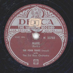 The Four Tunes - I Gambled With Love / Marie 