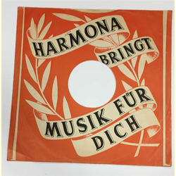 Original Harmona Cover fr 25er Schellackplatten A1 B