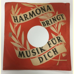 Original Harmona Cover fr 25er Schellackplatten A3 B