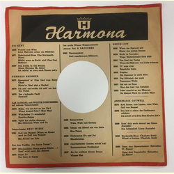 Original Harmona Cover fr 25er Schellackplatten A3 B