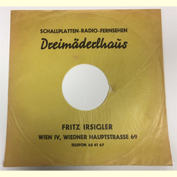 Original 3MH Cover fr 25er Schellackplatten A3 B
