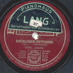 Karl Jöken - Rheinländer Potpourri 1. Teil / 2. Tei