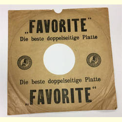 Original Favorite Cover fr 25er Schellackplatten A1 C