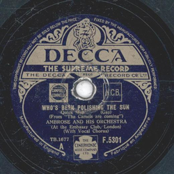 Ambrose - Whos Been Polishing The Sun / I Couldnt Be Mean...