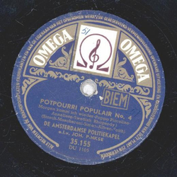 De Amsterdamse Politiekapel - Potpourri Populair No. 3 + 4