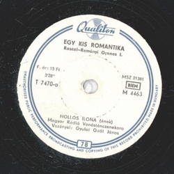 Hollos Ilona - Egy Kis Romantika / Amigo