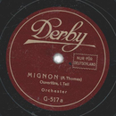 Orchester - Mignon-Ouvertre (A.Thomas)
