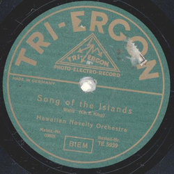Hawaiian Novelty Orchestra - Song Of The Islands / Pagan Love Song