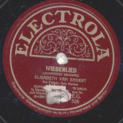 Elisabeth Van Endert - Wiegenlied / Ständchen