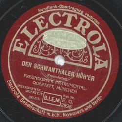 Freundorfer Instrumental Quartett - Drunter und Drber / Der Schwanthaler Hher 