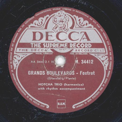 Hotcha Trio - Grands Boulevards / Padam Padam