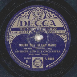 Ambrose and his Orchestra - It´s A Sin To Tell A Lie / South Sea Island Magic
