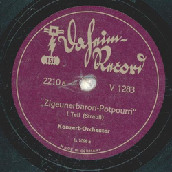 Konzert Orchester - Zigeunerbaron Potpourri 1. Teil / 2. Teil