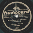 Homocord-Orchester - Das Mädchen am Bodensee, Walzerlied...