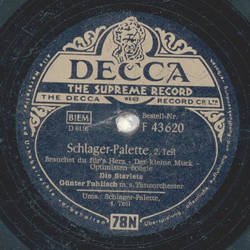 Die Starlets-G�nter Fuhlisch - Schlager Palette