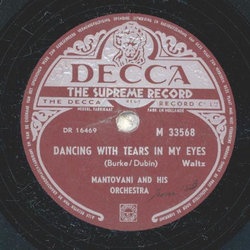Mantovani and his Orchestra - Dancing With Tears In My Eyes / Greensleeves