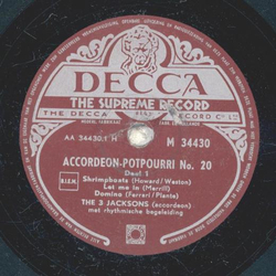 Die 3 Jacksons - Accordeon-Potpourri No. 20