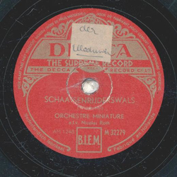 Orchestre Miniature - Schaatsenrijderswals / Mon Reve