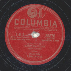Earl Hines - Caution Blues / A Monday Date