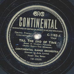 Don Baker, Sula Levitch - Till The End Of Time / - Clair...