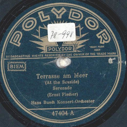 Hans Busch - Terrasse am Meer / Frühling in Toskana