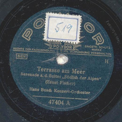 Hans Busch - Terrasse am Meer / Frühling in Toskana