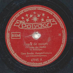 Gino Bordin - Avant de mourir / Eine Insel aus Träumen...