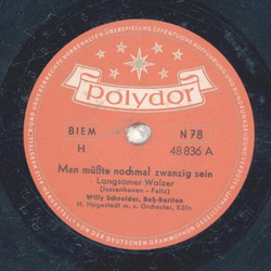 Willy Schneider - Man müßte nochmal zwanzig sein / Du...