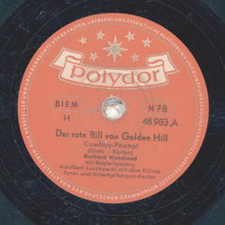 Gerhard Wendland mit Begleitgesang - Der rote Bill von...