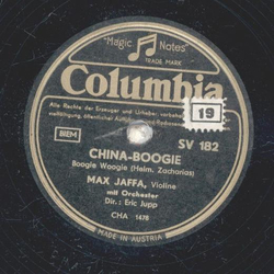 Max Jaffa - China-Boogie / Slap Happy 