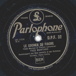 Rene Jeanmaire / Yves Montand - La Croqueuse de Diamonts / Le Cocher de Fiacre