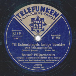 Berliner Philharmoniker - Till Eulenspiegels lustige Streiche 