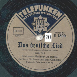 Berliner Philharmonisches Orchester - Das deutsche Lied