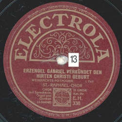 St. Raphael Chor - Erzengel Gabriel verkndet den Hirten...