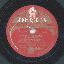 The Royal Artillery Band - Concerto for Cornet (Side 3+4)