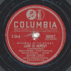 Xavier Cugat und sein Waldorf-Astoria Orchester - Acercate Mas / Lamp of Memory