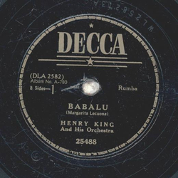 Henry King - Babalu / Masabi
