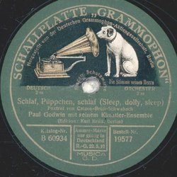 Paul Godwin -  An und aus / Schlaf, P�ppchen, schlaf