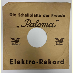 Original Paloma Cover fr 25er Schellackplatten A2 C