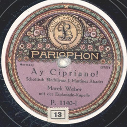 Marek Weber - Ay Cipriano! / Affentrot