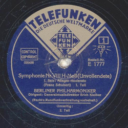 Berliner Philharmoniker - Symphonie Nr.VIII h-moll (Schubert)