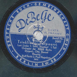 Rolf Heide u. Paul Hagedorn - Trinklieder Potpourri 1....