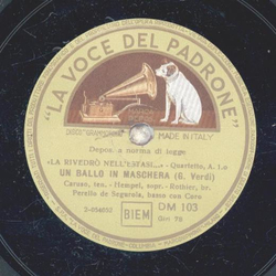 Caruso, Hempel - E scherzo od � follia / La Rivedr� Nellestasi