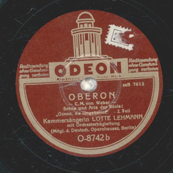 Lotte Lehmann - Oberon