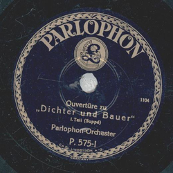 Parlophon Orchester - Dichter und Bauer 1. Teil / 2. Teil