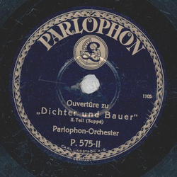 Parlophon Orchester - Dichter und Bauer 1. Teil / 2. Teil